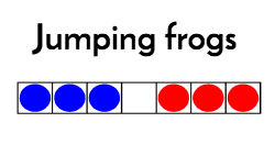 Jumping Frogs Puzzle