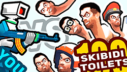 You vs 100 Skibidi Toilets